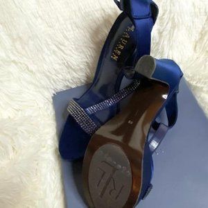 Ralph Lauren Blue Sparkle Heels